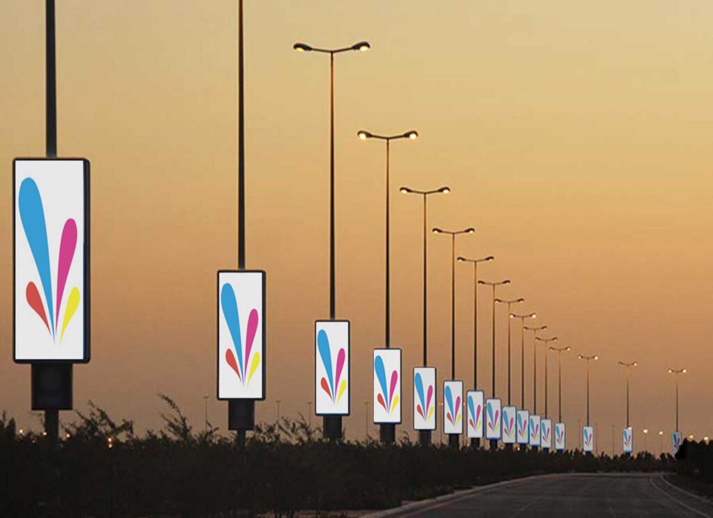 Pole Kiosk Advertising Agency in Sonipat haryana